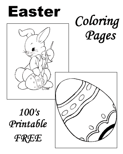 Easter pictures to color!