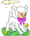 Lamb coloring pages Easter