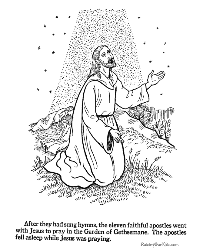coloring pages easter religious. Religious Easter coloring