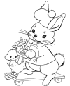 Easter picture to color