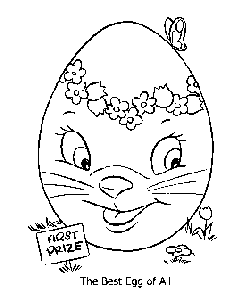Easter Egg coloring page