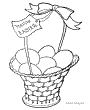 Easter Basket coloring pages