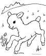 Easter Lamb coloring pages