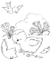 Coloring pages of ducks