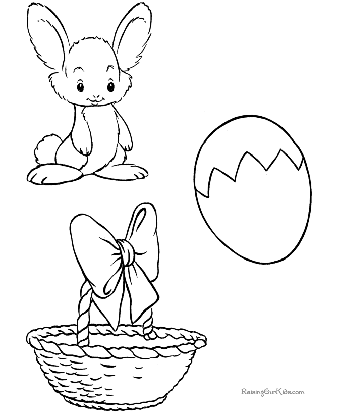 Easter Coloring Book Pages - 012